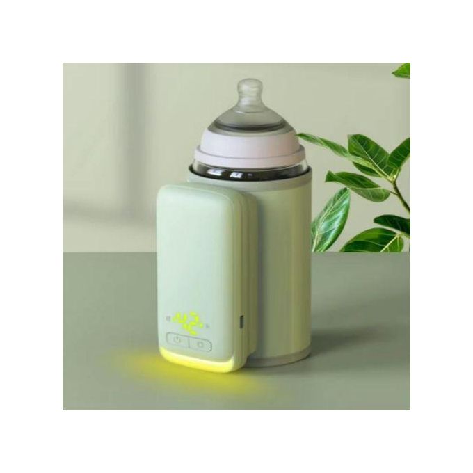 Chauffe-biberon sans fil pour les voyages, chauffe-lait portable avec lumière, température constante, rechargeable par batterie USB, sac chauffant pour lait bébé, utilisable en voiture, avec thermostat.