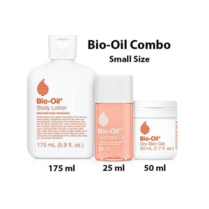 Soin combiné Bio Oil pour peaux sèches, cicatrices et égratignures
