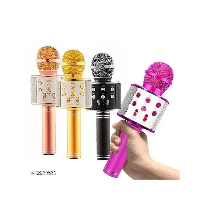 Microphone et haut-parleur Bluetooth sans fil pour enfants - Multicolore