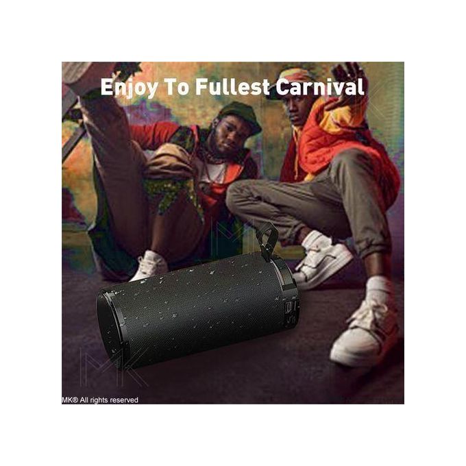 Enceinte Bluetooth MK®, extérieure, sans fil, portable, double appairage, son stéréo puissant, basses profondes