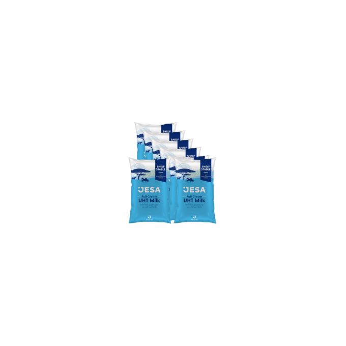 Lait UHT Fino longue conservation JESA, lot de 12 bouteilles de 500 ml