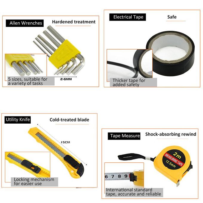 Malette d'outils complète 12 pièces