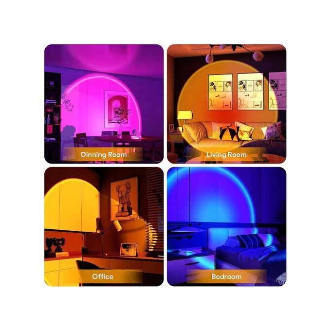Lampe Projecteur Sunset LED