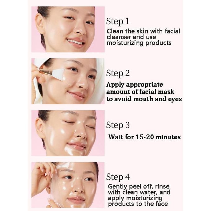 POUQUR collagen applied tear off face mask