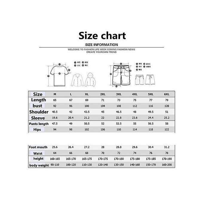 Ensemble short et haut à manches courtes en coton pour homme (2 en 1) - Noir