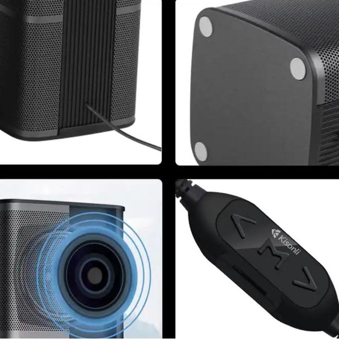 Enceinte Bluetooth filaire USB Kisonli X26 6 W avec entrée auxiliaire