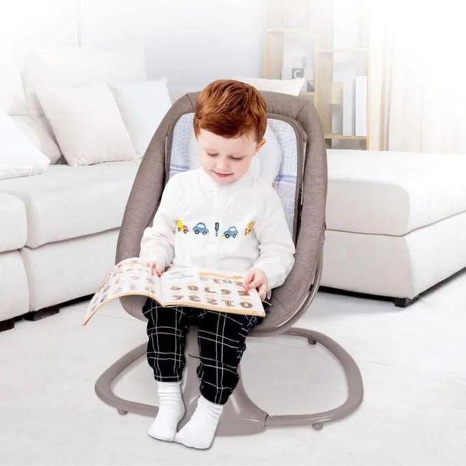 Balancelle électrique pour bébé grise