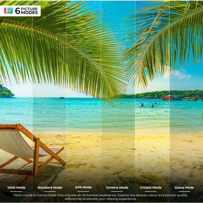 Téléviseur SPJ 65 pouces sans cadre UHD 4K Ai ThinQ série Webos - Noir.