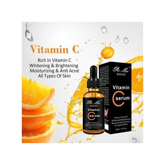 Sérum éclaircissant naturel à la vitamine C Pei Mei anti-acné