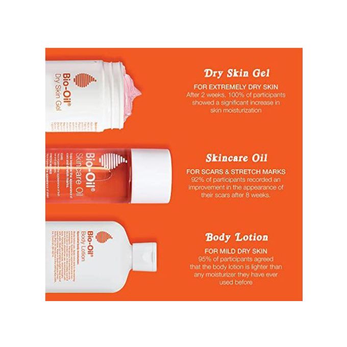 Soin combiné Bio Oil pour peaux sèches, cicatrices et égratignures