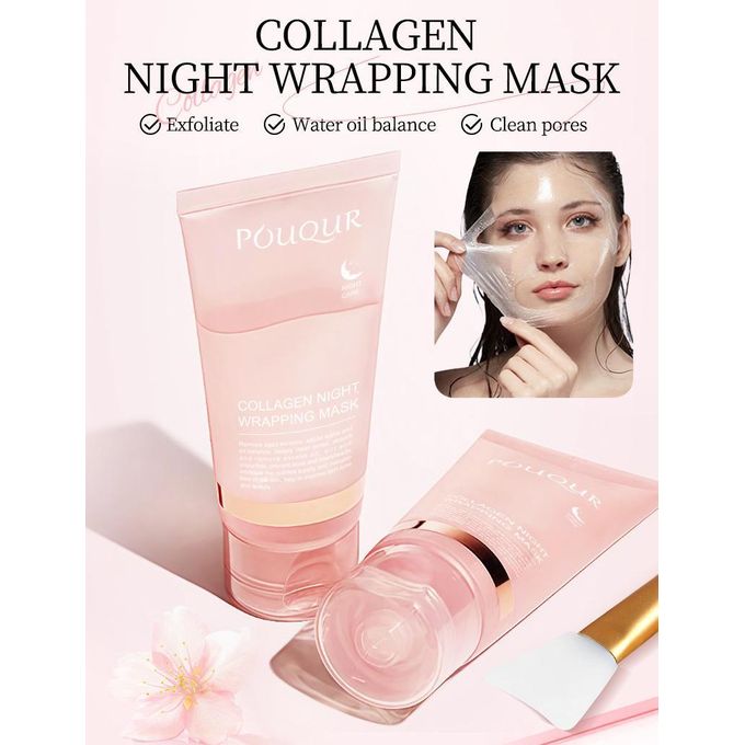 POUQUR collagen applied tear off face mask