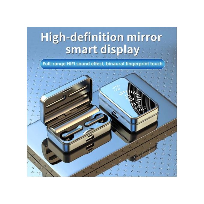 Écouteurs sans fil Ace Elec ACE avec affichage numérique miroir et son stéréo 9D