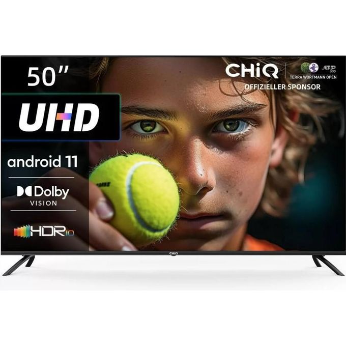 Partagez ce produit    Boutique officielle Téléviseur intelligent Chiq 50 pouces Android 4K Google avec Bluetooth - Garantie de 3 ans