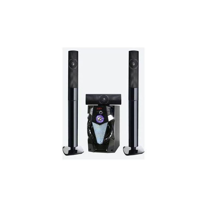 3.1 Système home cinéma sans fil haute qualité - Noir avec télécommande