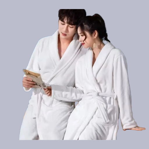 Peignoir en coton doux