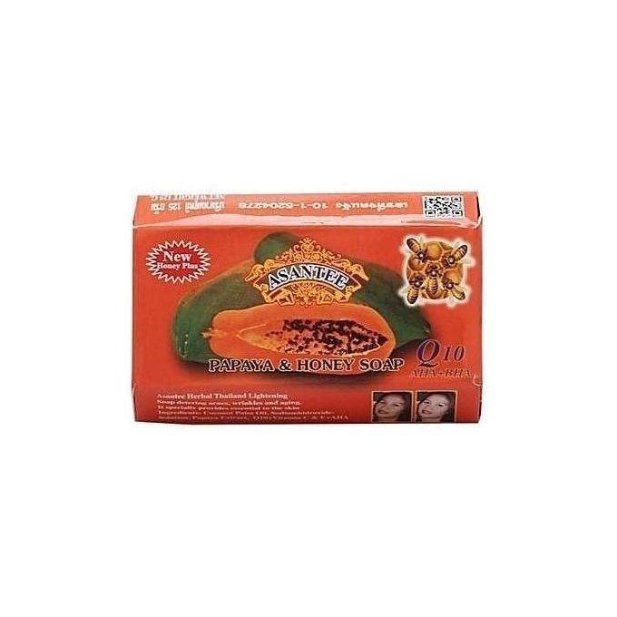 Savon éclaircissant Asantee à la papaye et au miel 125 g
