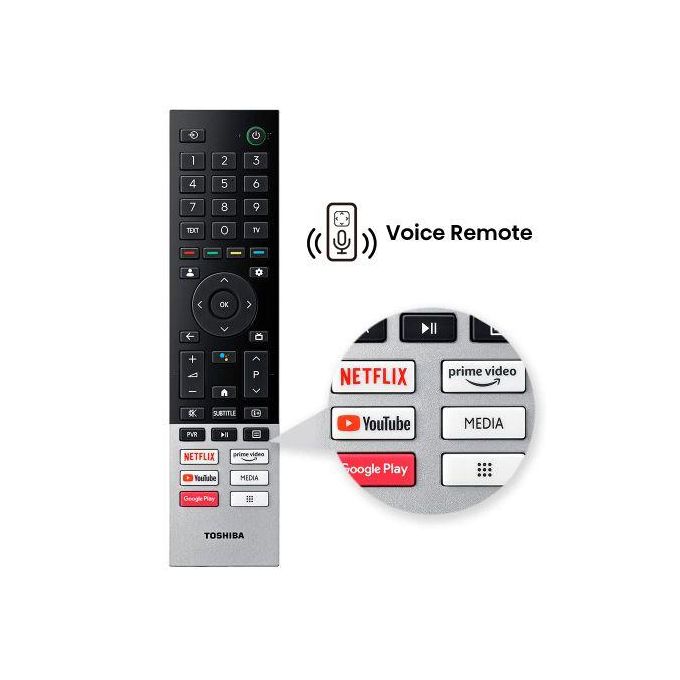 Téléviseur intelligent Toshiba 4K UHD VIDAA 65 pouces (65c350kw) - Noir