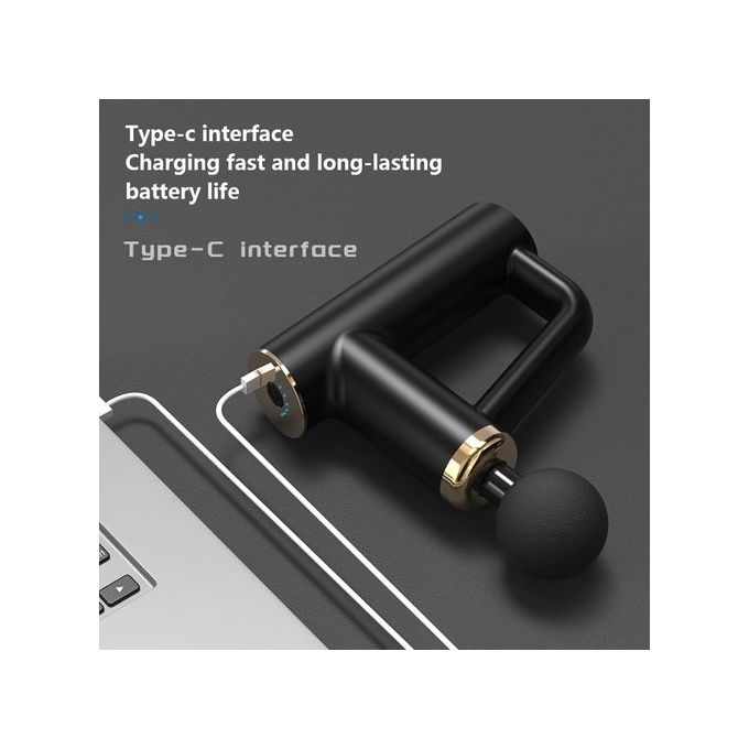Mini pistolet de massage portable pour les fascias, masseur musculaire profond, pistolet de massage électrique, masseur