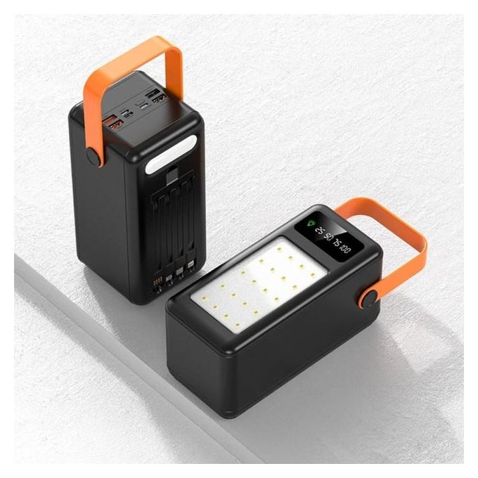 Batterie externe haute qualité de 80 000 mAh pour recharger 4 appareils simultanément