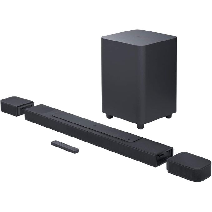 Jbl Bar 1000: 7.1.4-Channel soundbar with Detachable Surround Speakers, MultiBeam™ Dolby Atmos® and DTS:X - Black