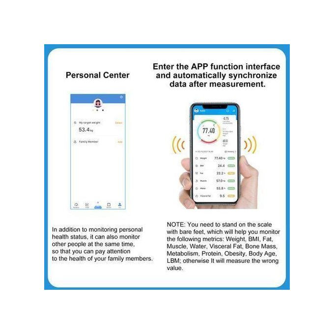Balance intelligente Bluetooth