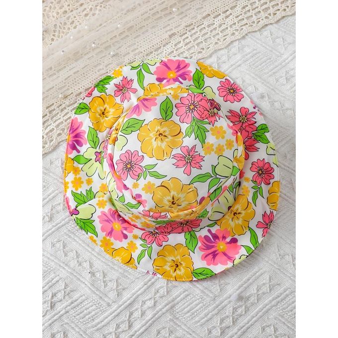 Robe-camisole à imprimé floral Catpapa pour fille de 1 à 3 ans. Vêtements pour filles parfaits pour les sorties, les pique-niques et les moments de convivialité.