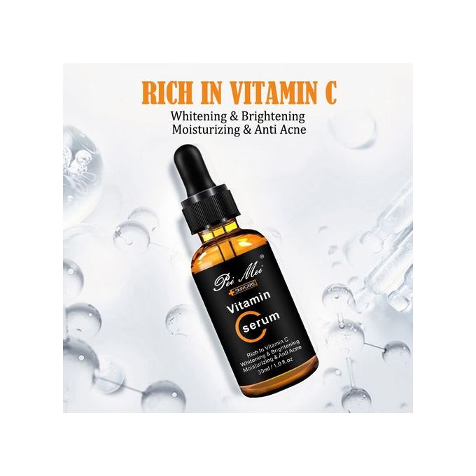 Sérum éclaircissant naturel à la vitamine C Pei Mei anti-acné