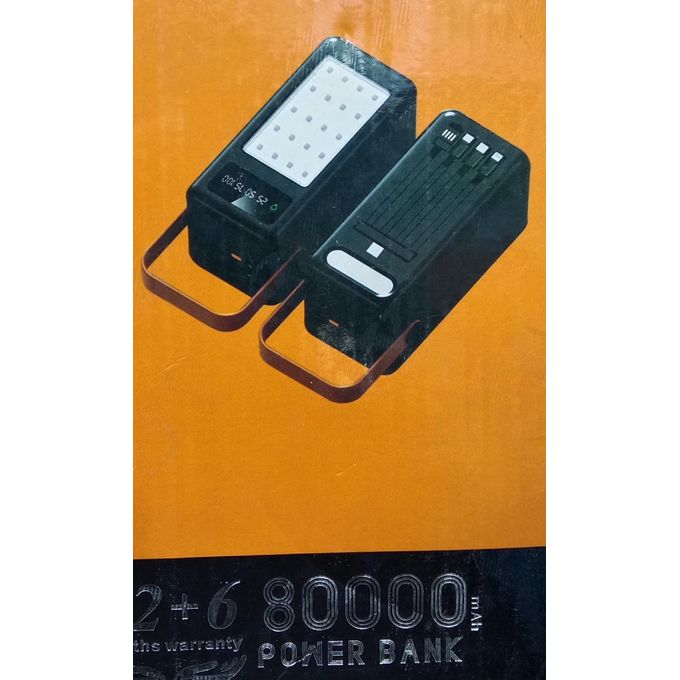 Batterie externe haute qualité de 80 000 mAh pour recharger 4 appareils simultanément