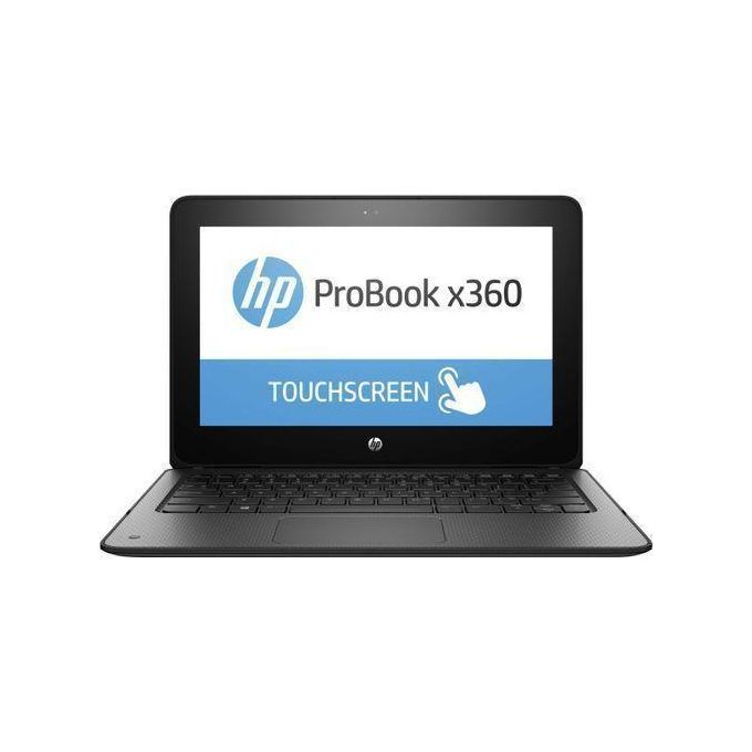 Ordinateur portable HP ProBook G1 reconditionné, écran tactile X360, processeur Intel/Celeron, 4 Go de RAM, SSD de 128 Go, écran de 11,6 pouces, pochette incluse - gris