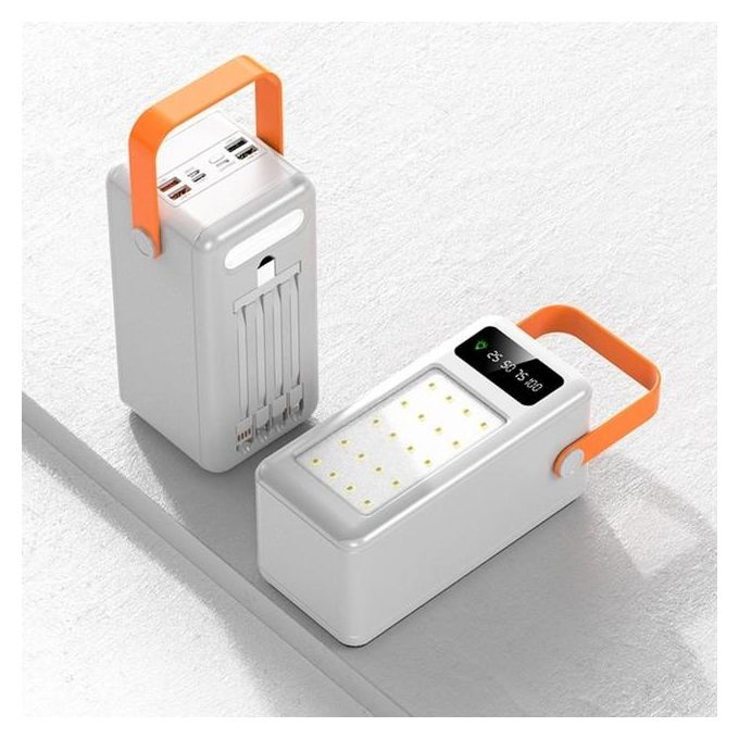 Batterie externe haute qualité de 80 000 mAh pour recharger 4 appareils simultanément