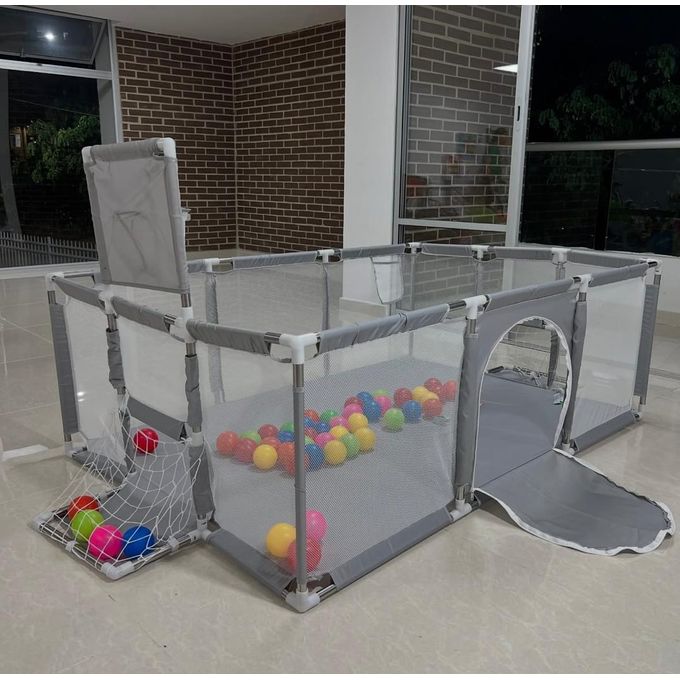 Clôture de jeu pour enfants - Grise