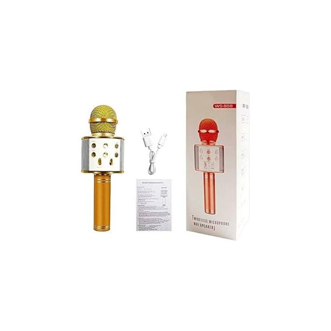 Microphone et haut-parleur Bluetooth sans fil pour enfants - Multicolore