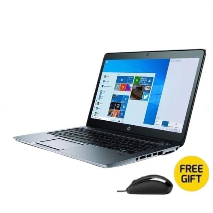 HP EliteBook 840 Core i5 jusqu'à 2,3 GHz, 8 Go de RAM, disque dur de 500 Go avec souris - Reconditionné - Noir