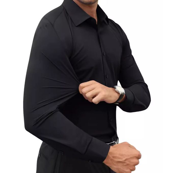 Ensemble de 3 pièces TOUPHY Chemises habillées classiques en coton pour homme, style business formel