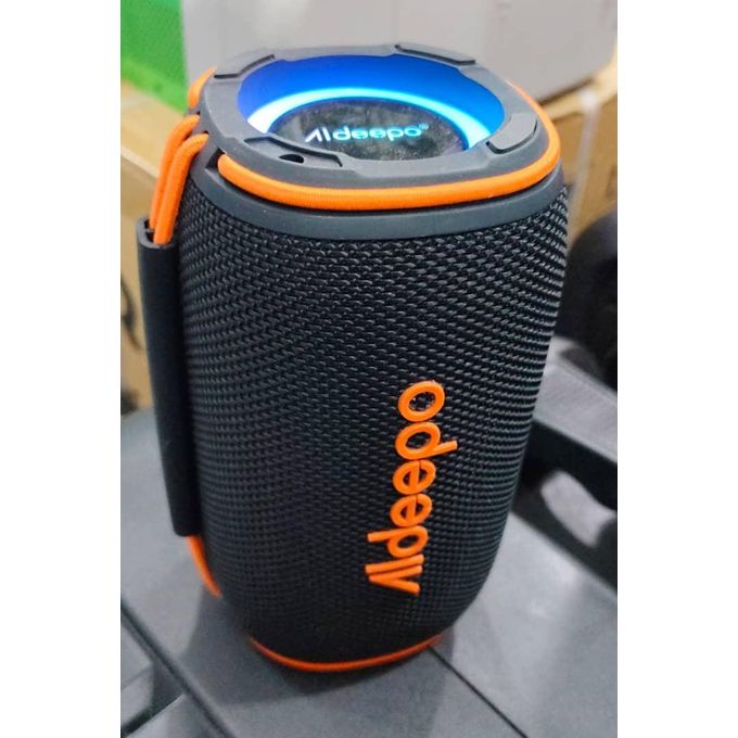 Enceinte étanche AG580 avec une puissance audio de 15 watts, lecteur de carte TF, port USB, Bluetooth, radio FM et autonomie de 6 heures - Multicolore