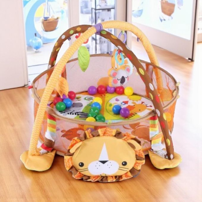 Tapis d'éveil pour bébé - Animaux - Orange