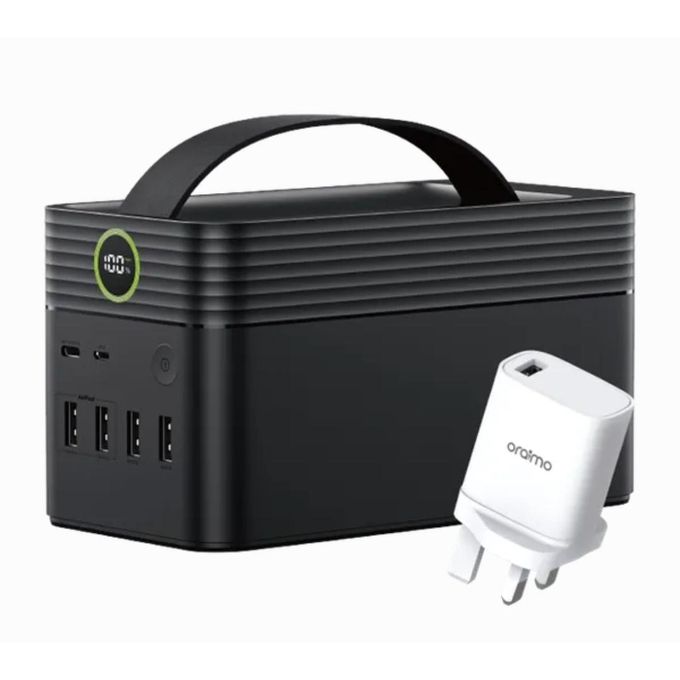 Oraimo PowerBox 5 sorties haute capacité 60 000 mAh 22,5 W, batterie externe