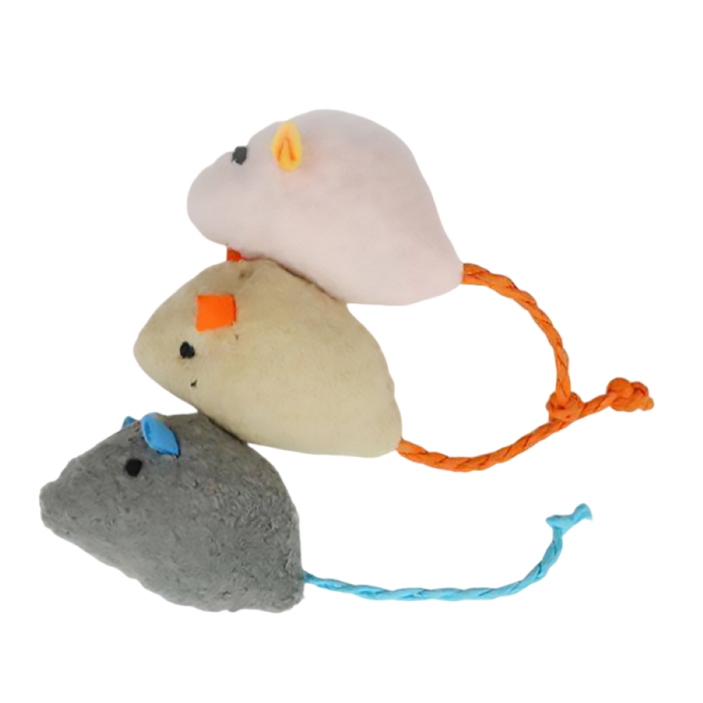 貓薄荷三隻小老鼠玩具