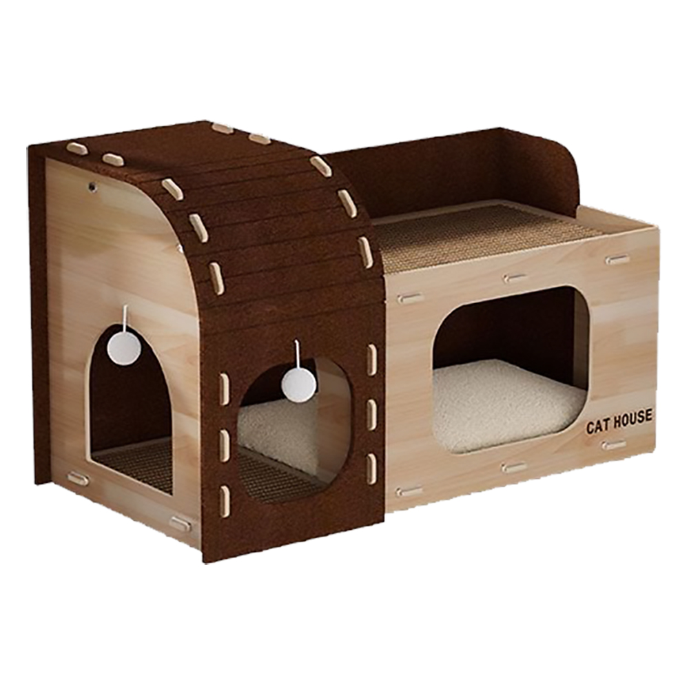 多功能貓別墅-內附軟墊
