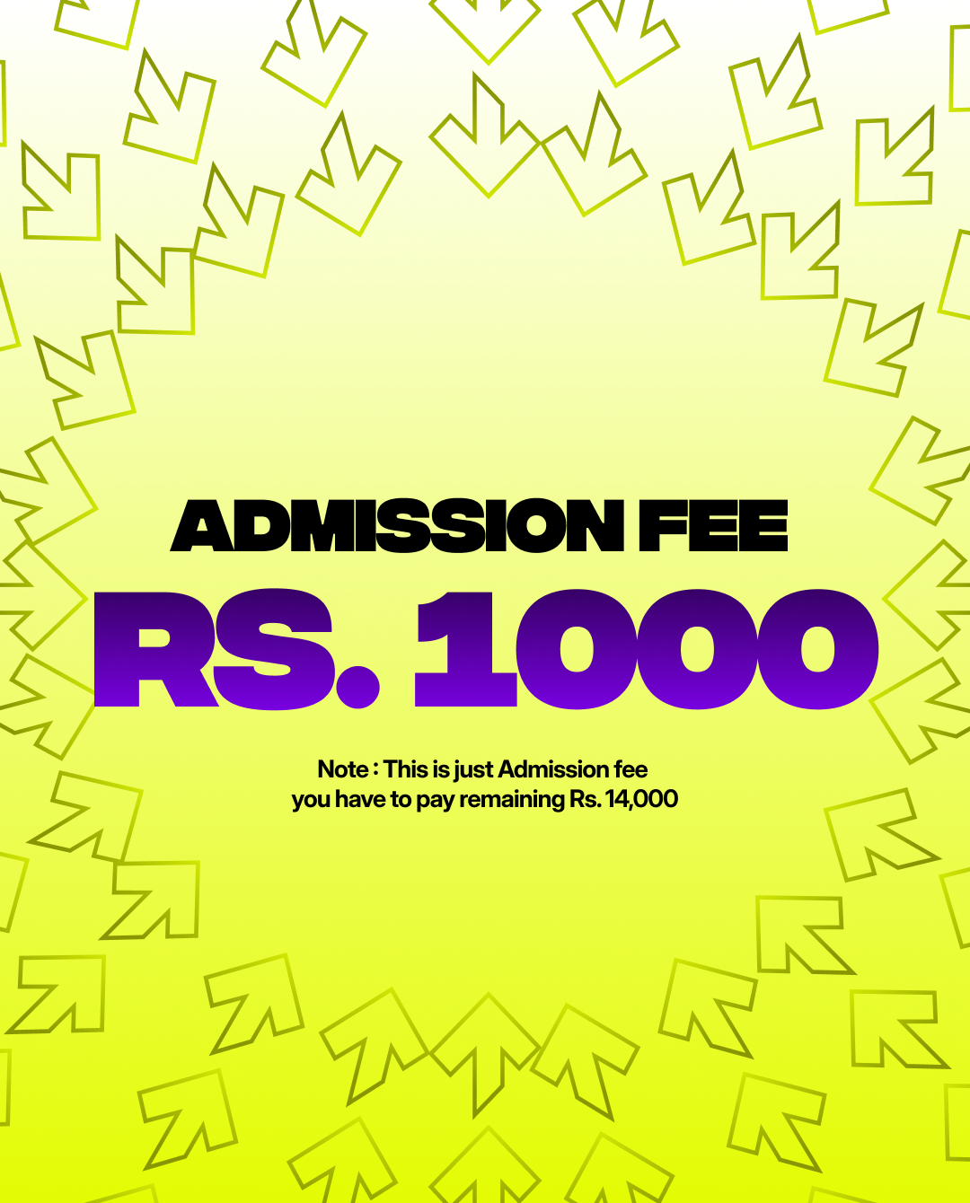Graphic Design Admission Fee