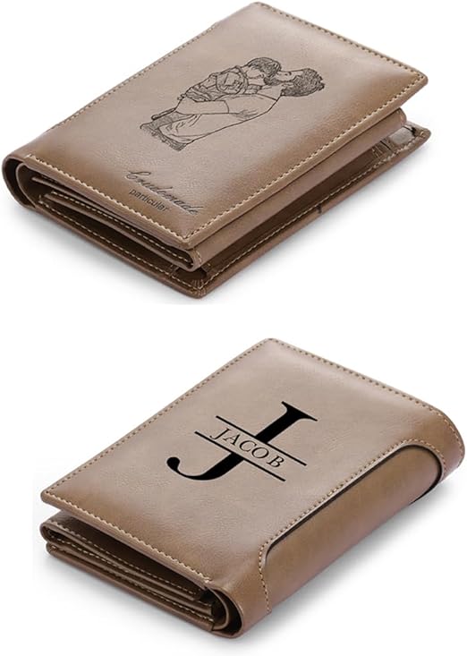 Cartera personalizada de cuero