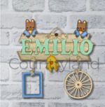 Placa personalizada para puerta