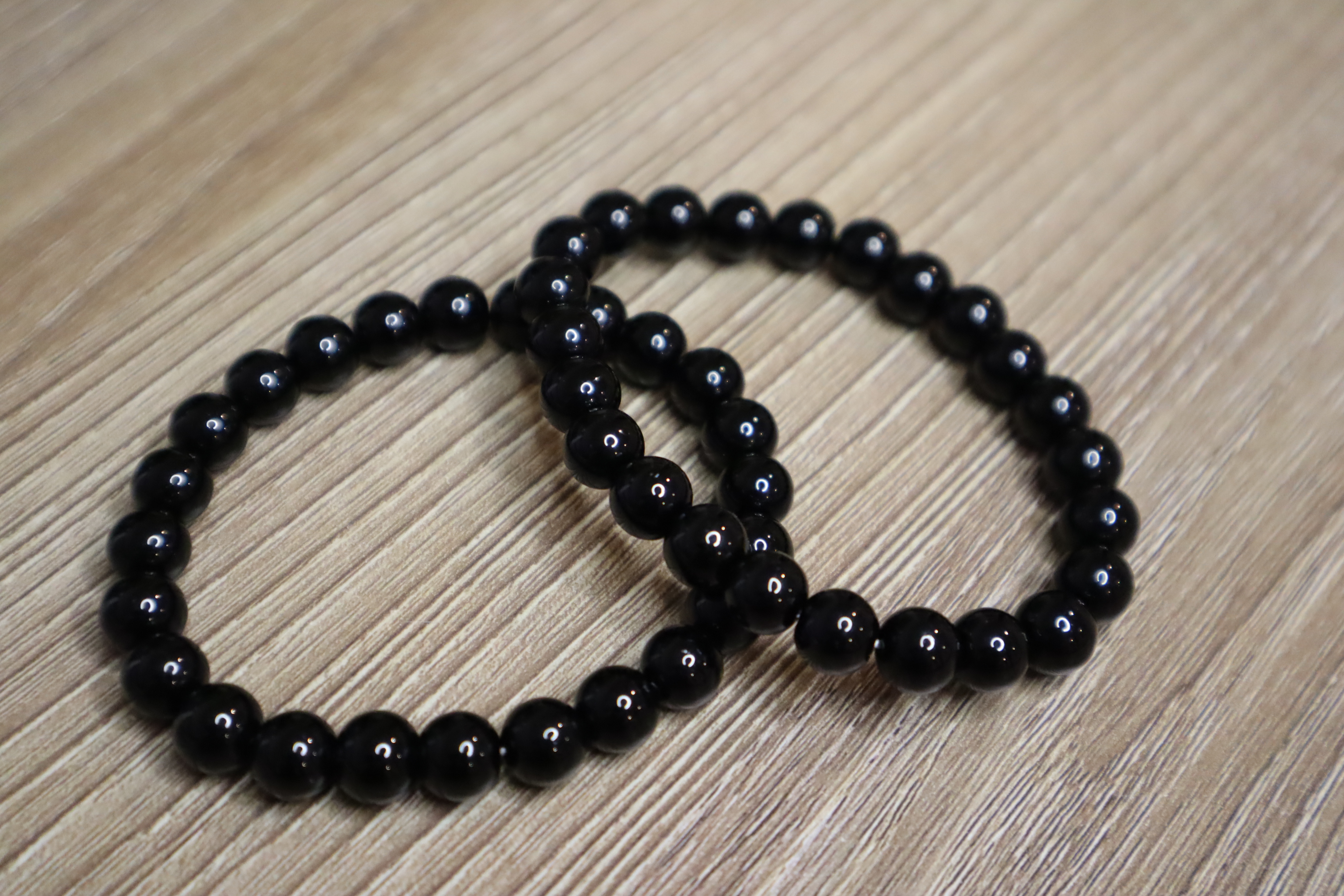 Black Onyx Beaded Bracelet