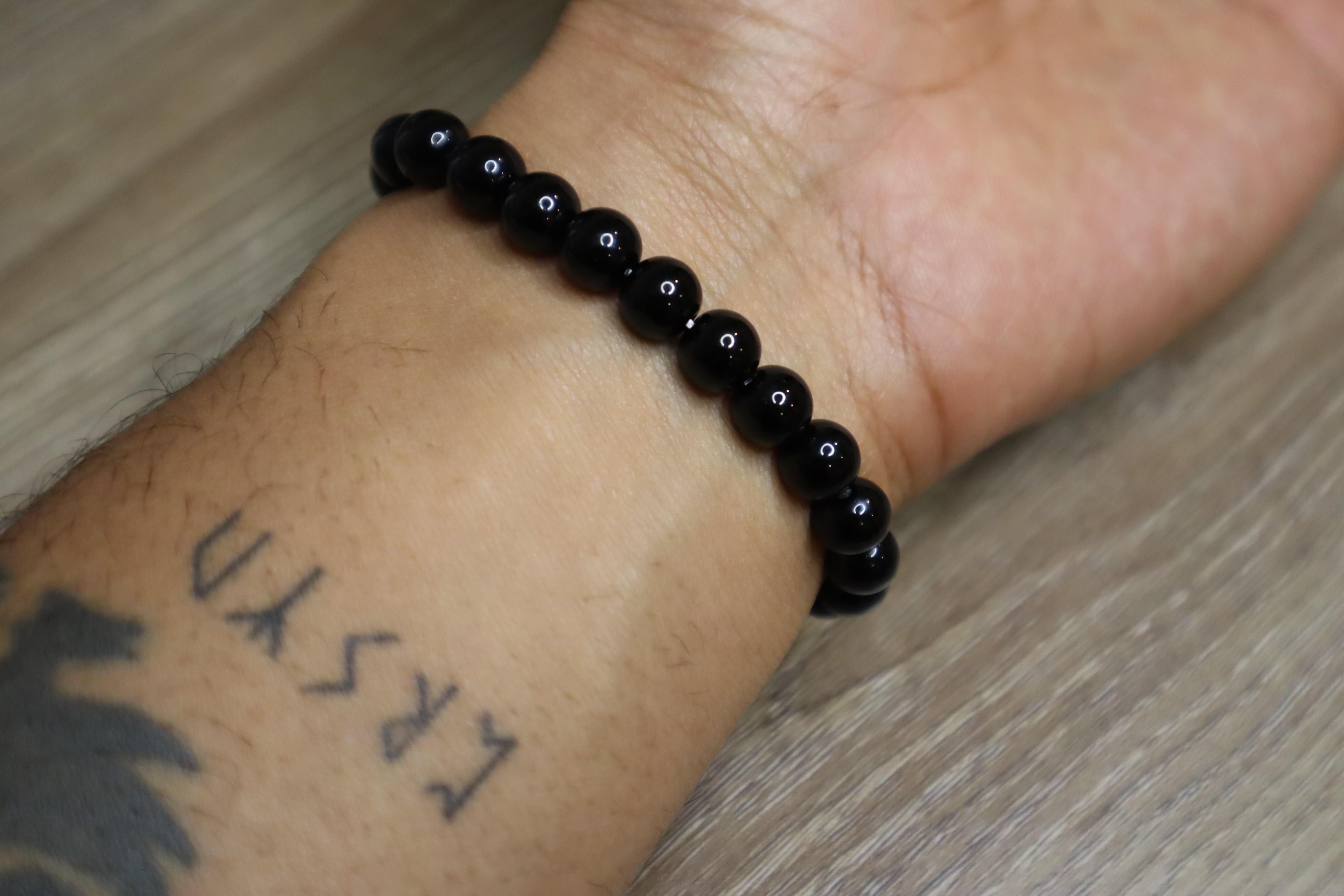 Black Onyx Beaded Bracelet