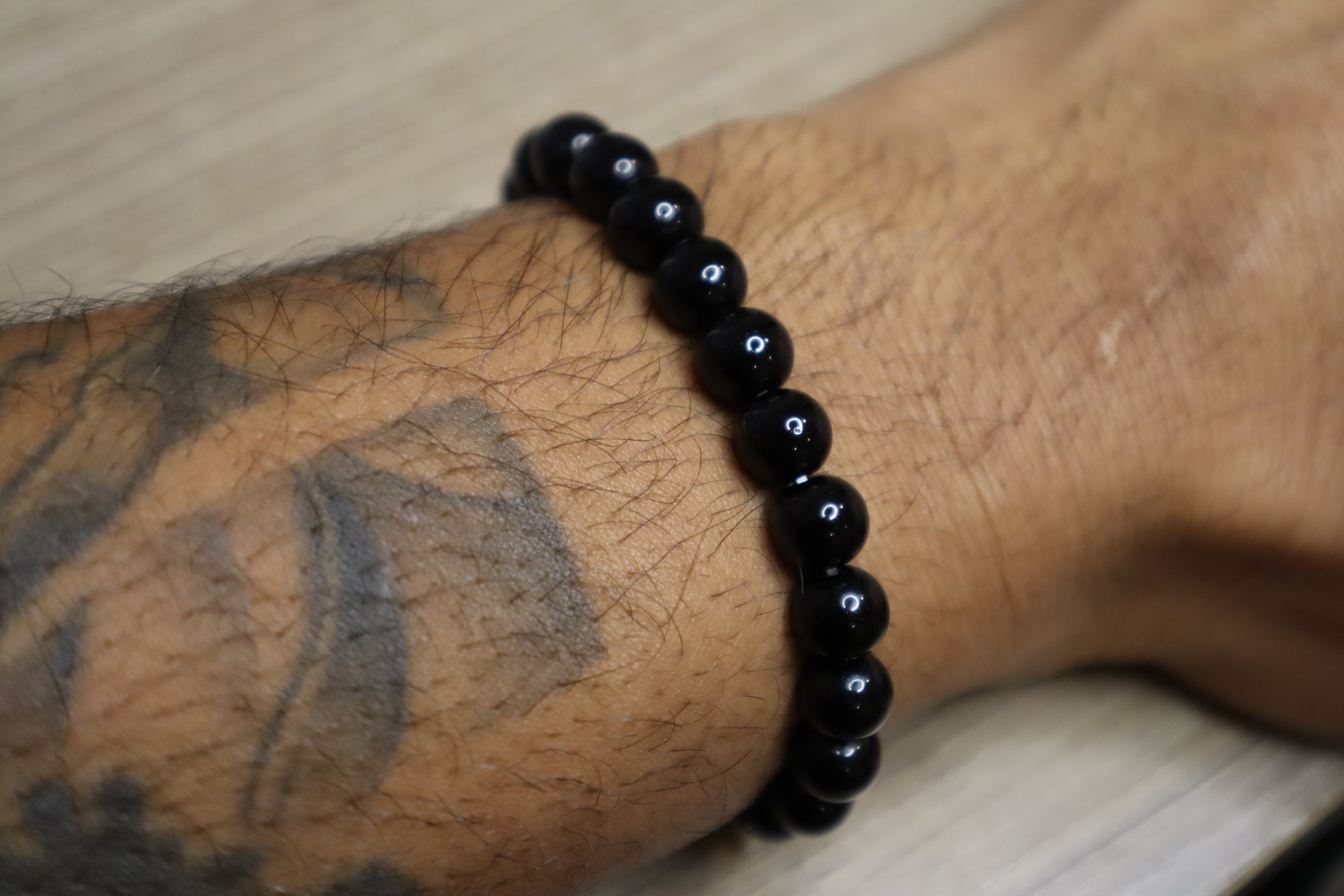 Black Onyx Beaded Bracelet