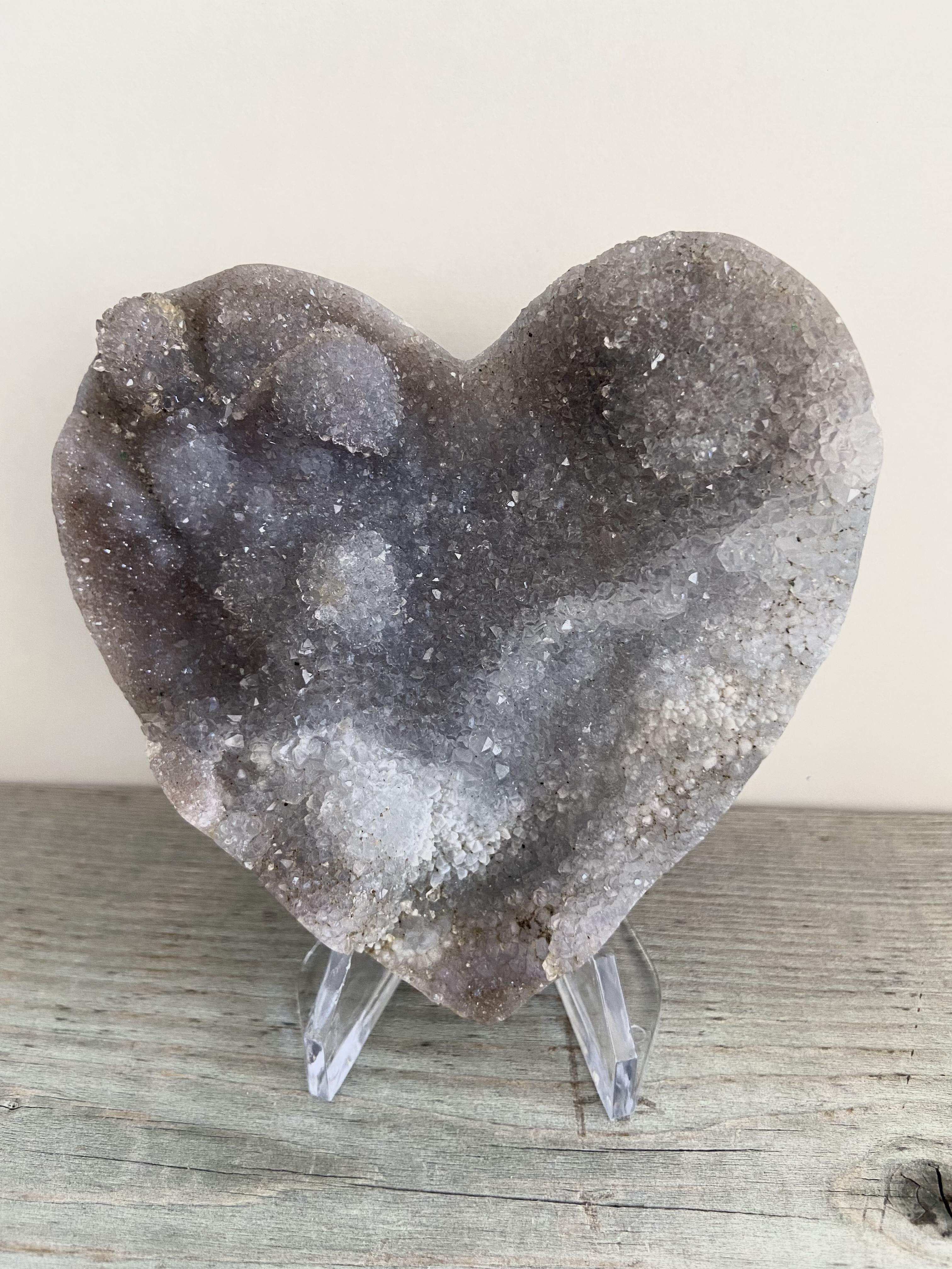 Amethyst Flower Heart 