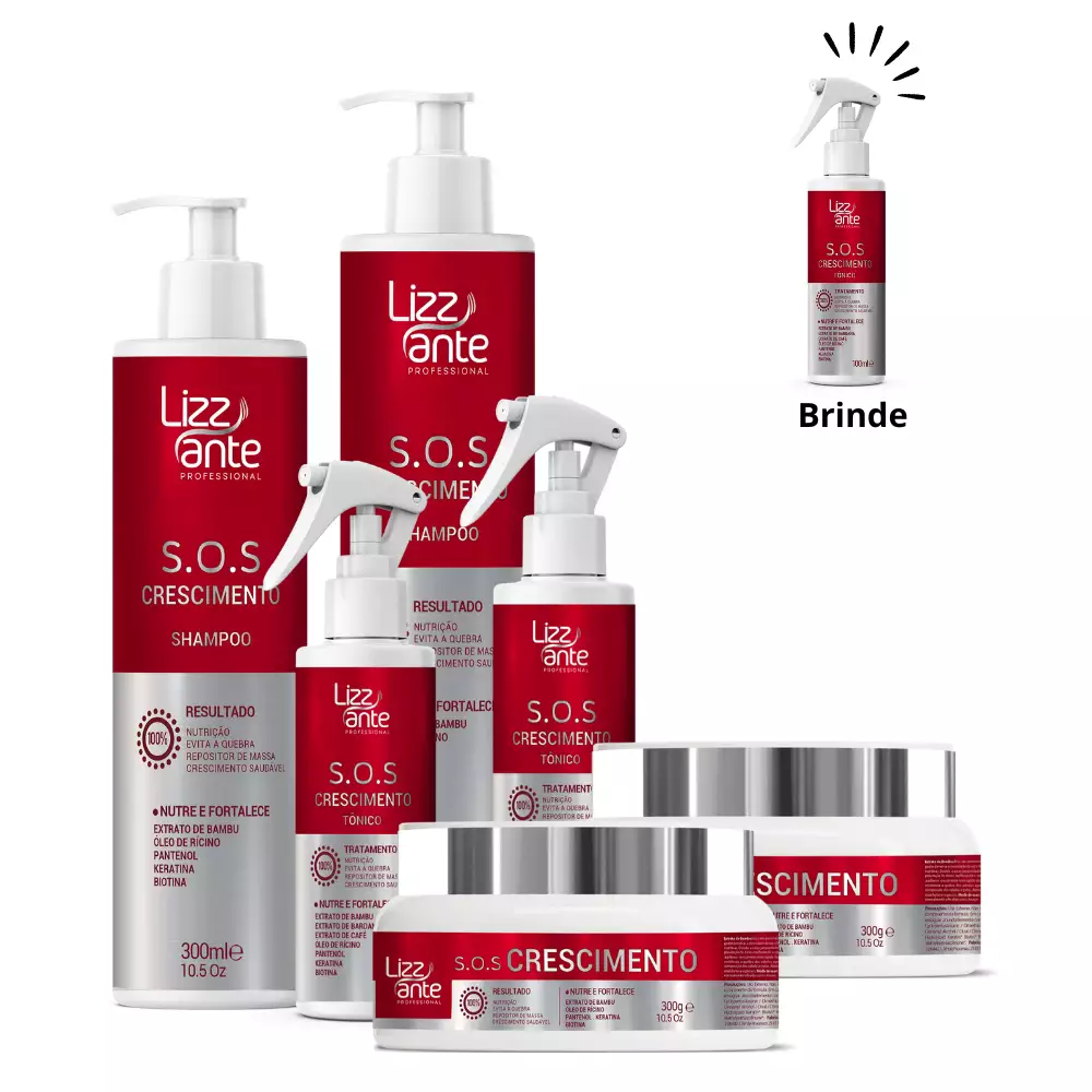 Lizz ante S.O.S Crescimento Hair Care Set