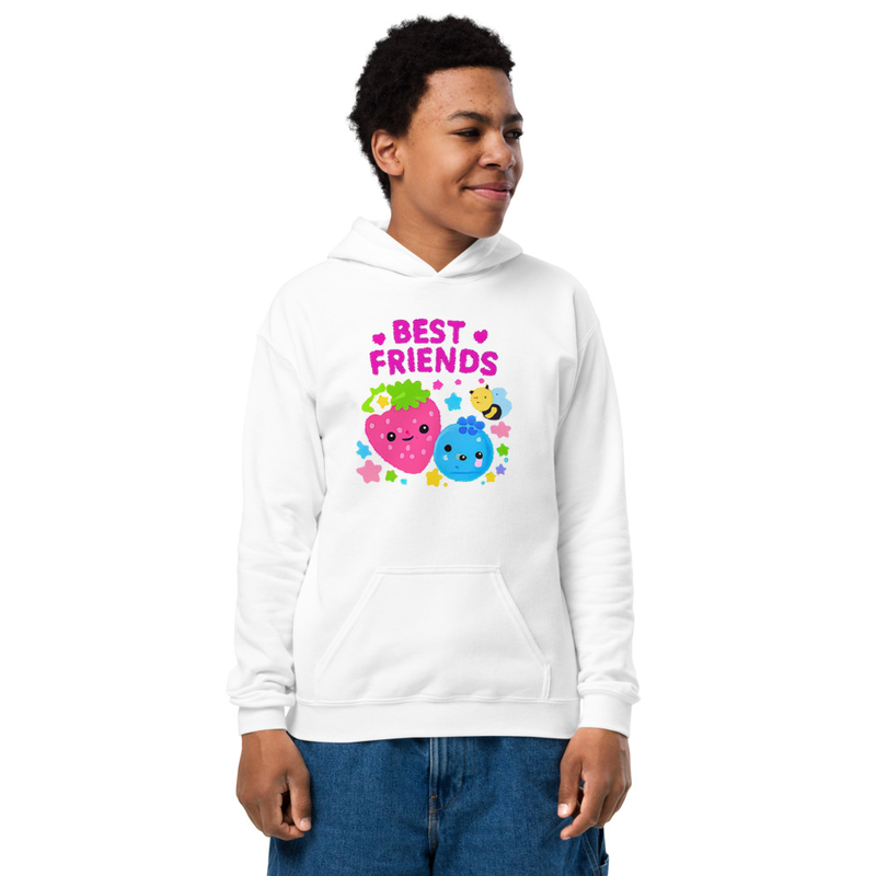 Best Friends Kids Hoodie – Cute Fruit Friends Hoodie for Girls & Boys, Playful Sweatshirt for  Children