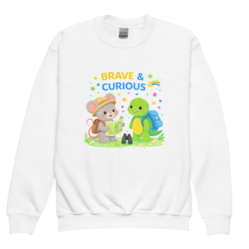 Kids Sweatshirt for Preschoolers I Cozy Learning & Playwear I Children's Sweater I Crewneck for Kids