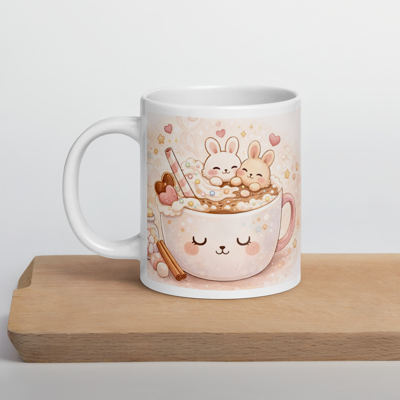 cute Kids Mug I Adorable Drinkware for Kids I Sweet pastel children’s mug  perfect for milk, cocoa & bedtime moments
